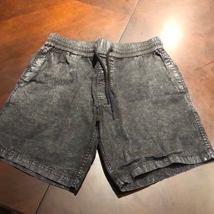 Volcom antique wash elastic shorts